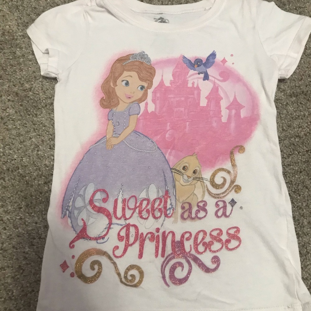 🎉3/$10 Disney Sofia the 1st cute top, preloved